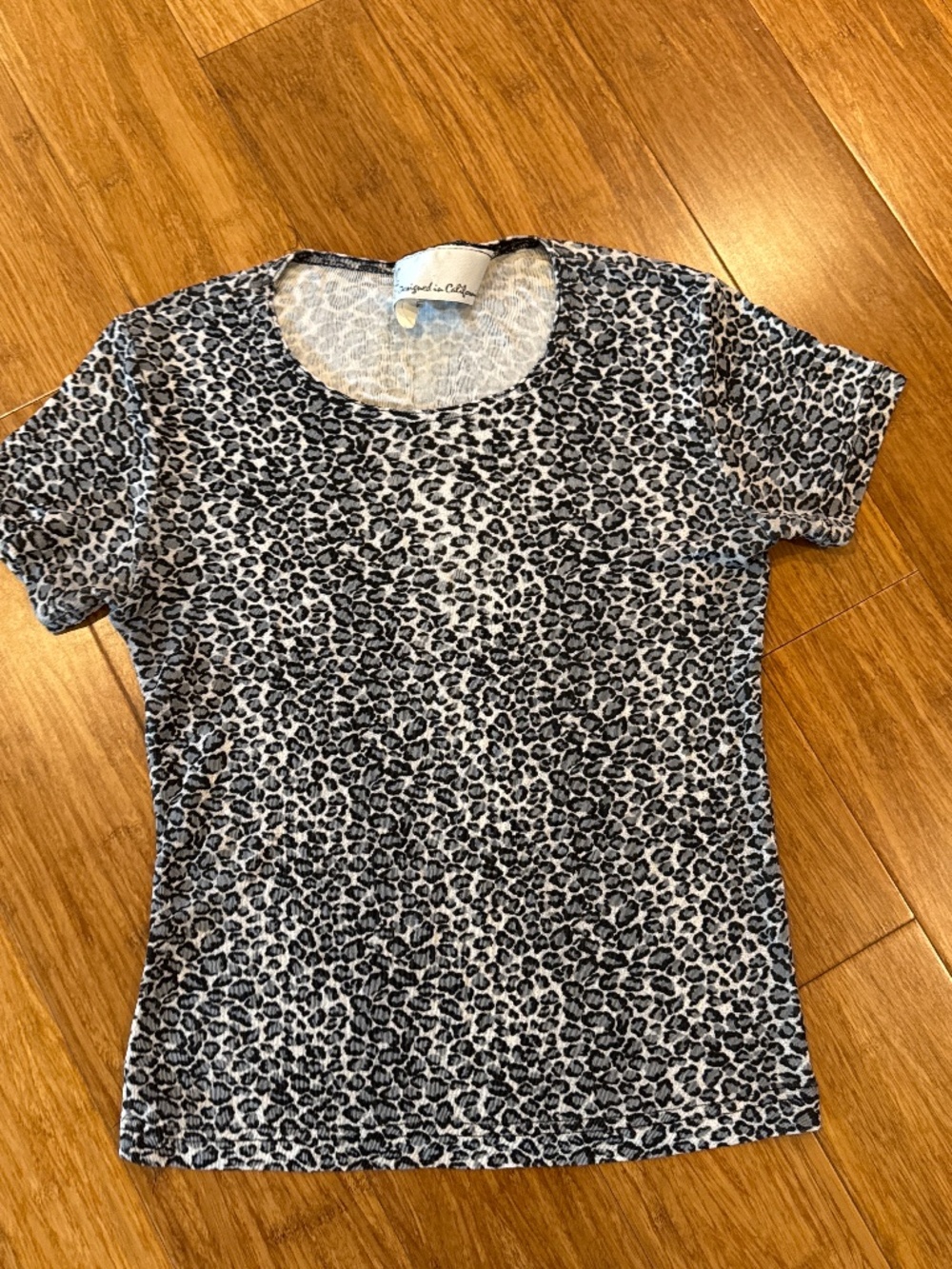 Vintage leopard print top